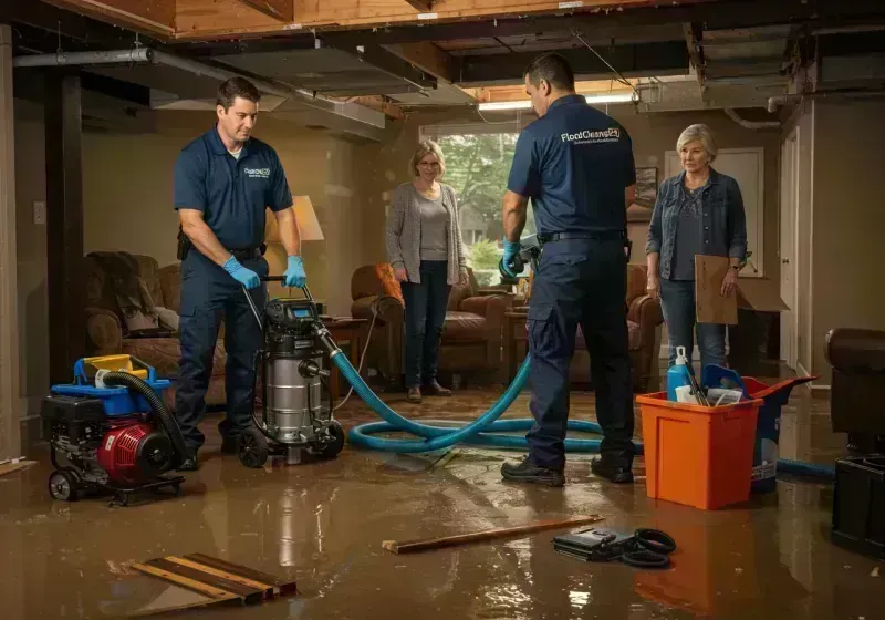 Basement Water Extraction and Removal Techniques process in Leslie, MI